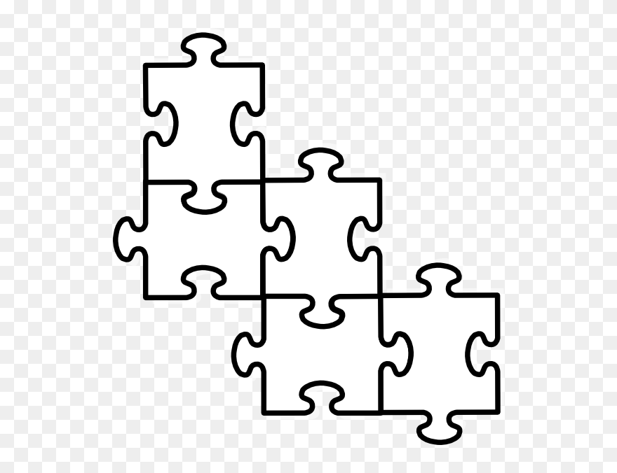 Jigsaw Puzzle Puzzle Video Game Clip Art - 5 Puzzle Piece Template - Png Download