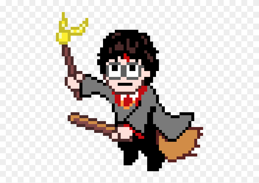 Pixel Art Harry Potter Clipart