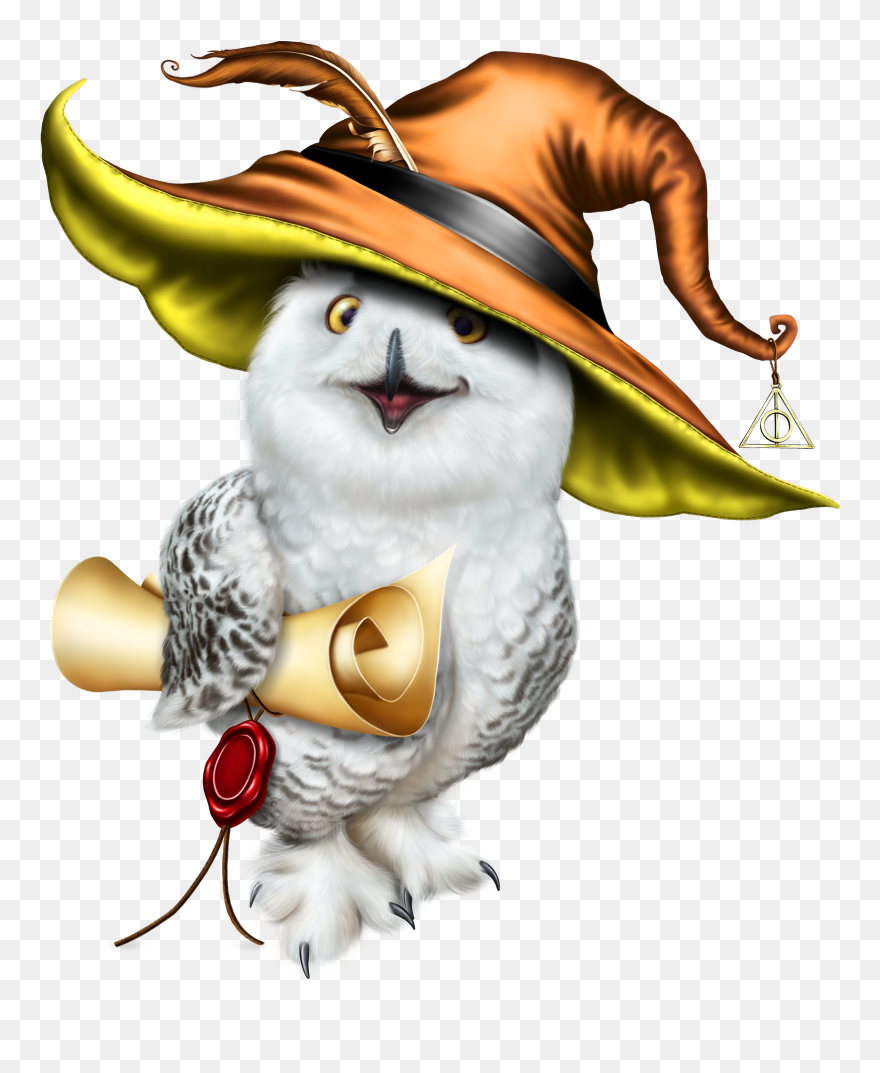 Harry Potter Owl Drawing - Harry Potter Animals Clipart