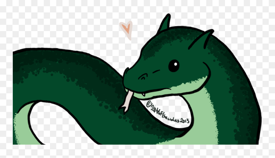 Cartoon Basilisk Harry Potter Clipart