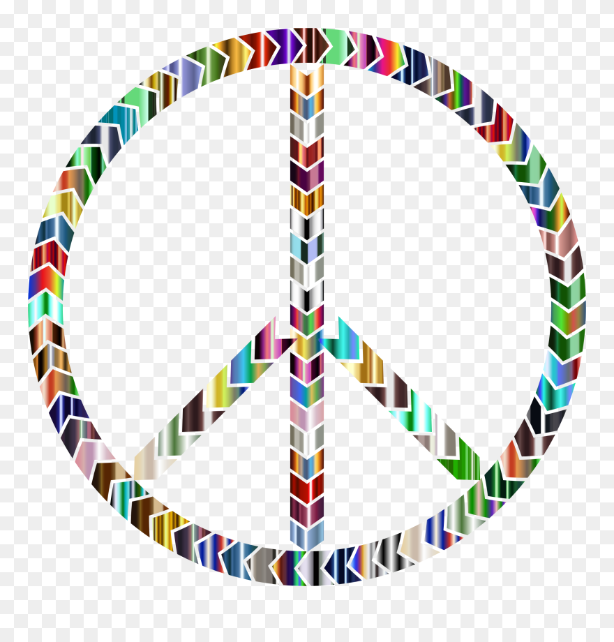 Peace Clipart Psychedelic - Peace Symbols - Png Download