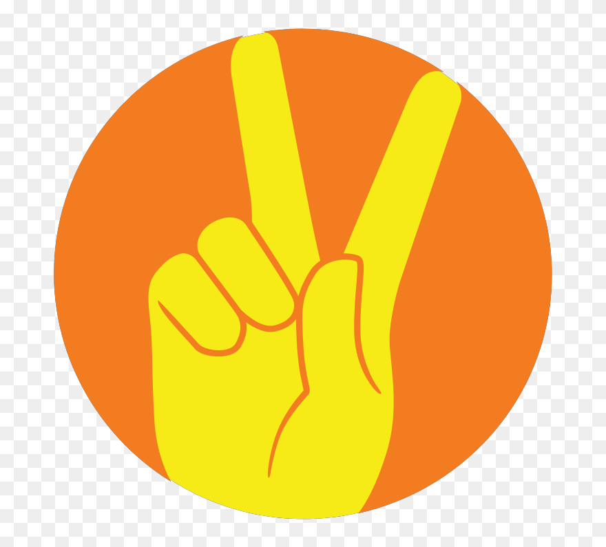Blue Peace Sign Svg Clip Arts - Give Peace A Chance - Png Download