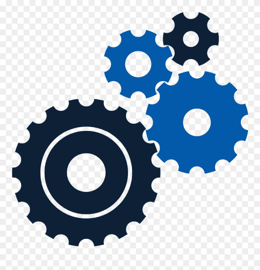 How Does It Work - Gears Vector Clipart
