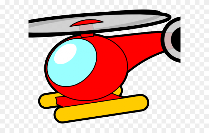 Clipart Baby Cute Borders Vectors Animated Black Toys- - Helicopter Clip Art - Png Download