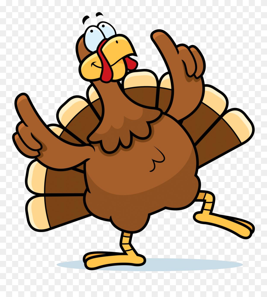 Clip Art Image Transparent - Funny Turkey Clipart - Png Download