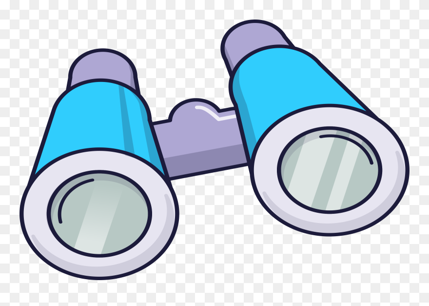 X Free Clip Art - Binoculars Clipart - Png Download
