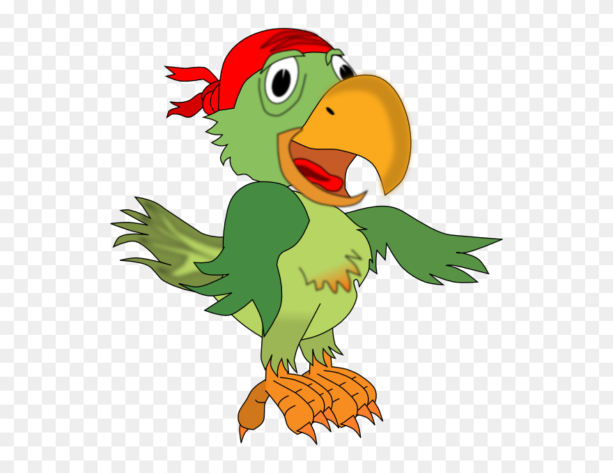 Transparent Meeting Clip Art - Pirate Parrot Transparent - Png Download