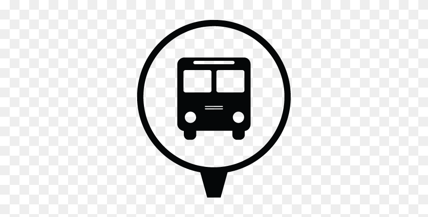 Bus Stop Sign Transparent Png Clipart Free Download - Bus Stop Drawing Png