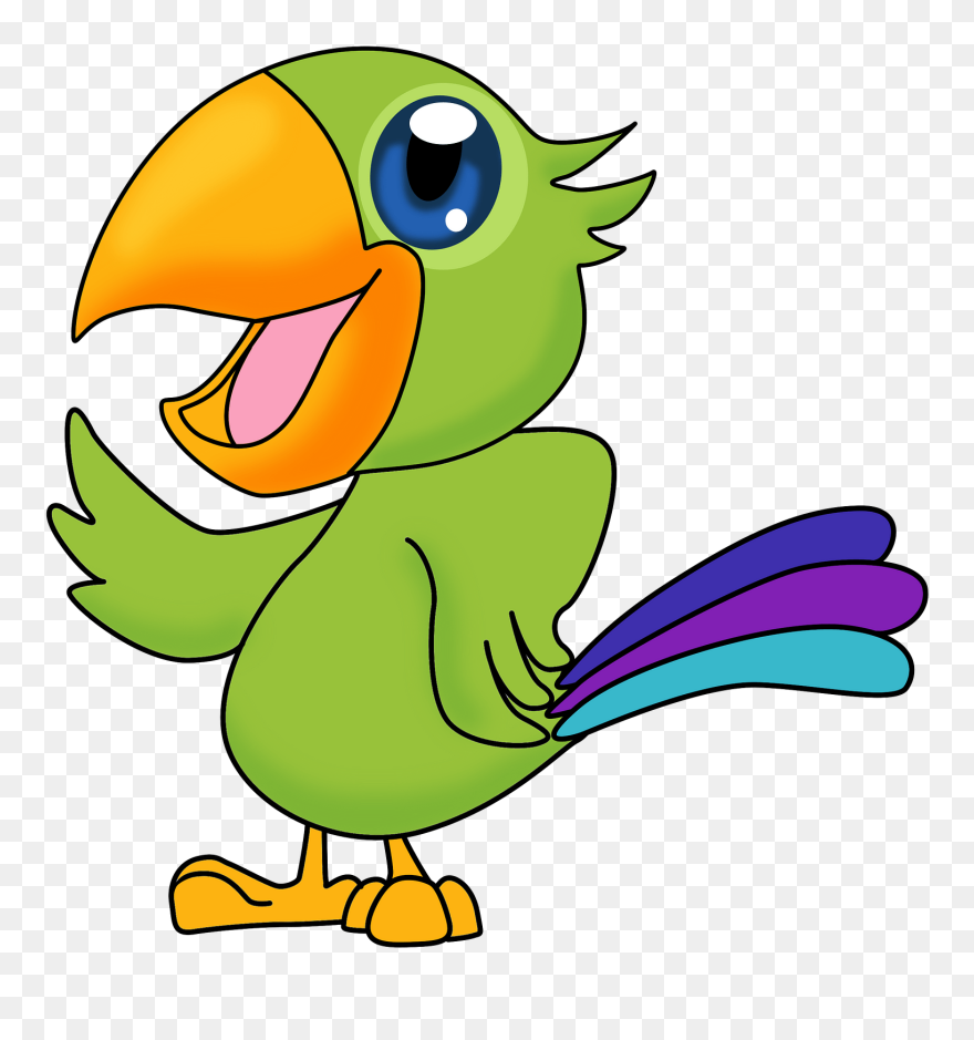 Pericos Verdes Clipart
