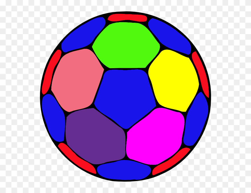 Color Handball Ball A Free Images At Clkercom Vector - Colorful Ball Clipart - Png Download