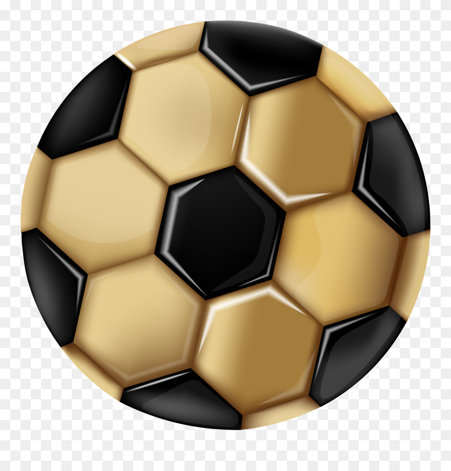 Gold Soccer Ball Png Clipart