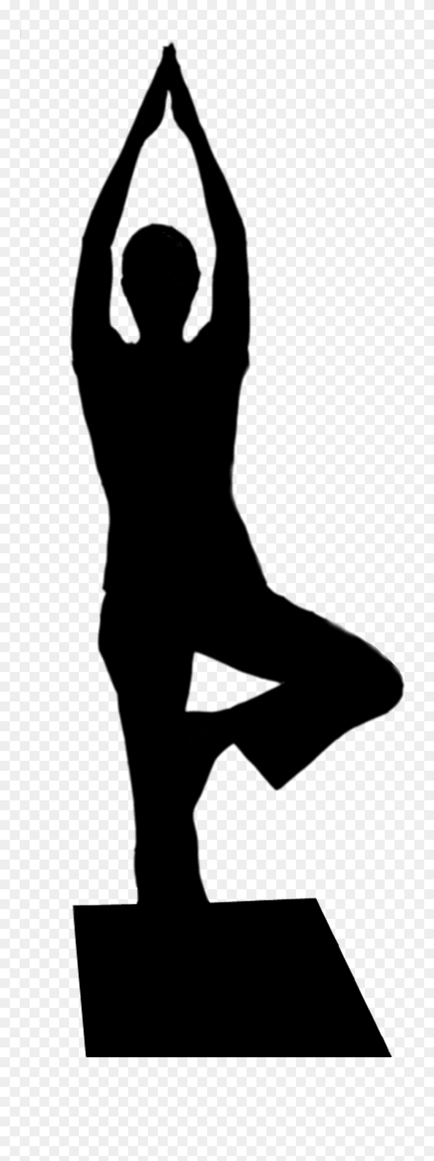 Clip Art Yoga Silhouette Etas - Transparent Png Yoga Silhouette Clip Art