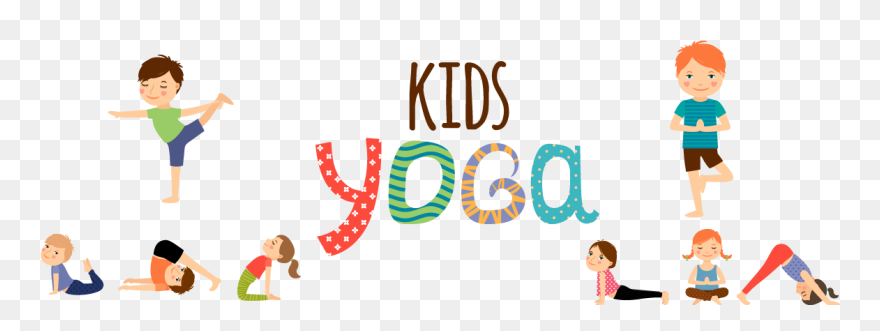 Clipart Birthday Yoga - Kids Yoga - Png Download