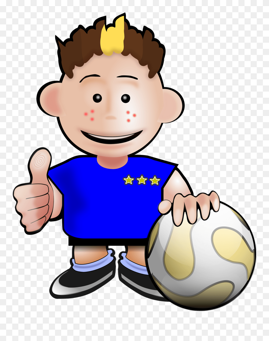 Soccer Toon 2 Clipart - Soccer Clip Art - Png Download