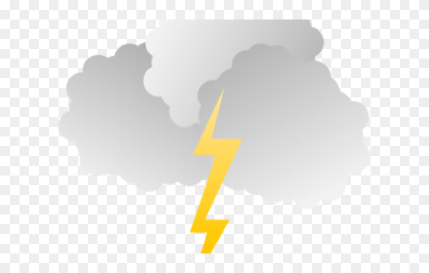 Transparent Strike Clipart - Thunderstorm - Png Download