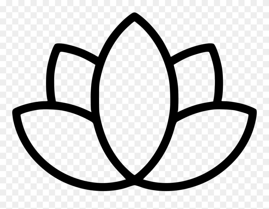 Lotus Flower Hindu Symbols Clipart