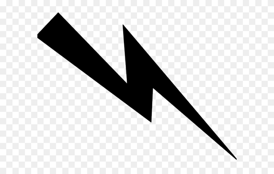 Lightning Bolt Stencil - Clipart Harry Potter Lighting Bolt - Png Download