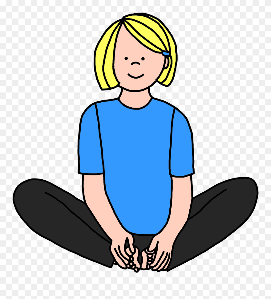 Library Of Yoga Pose Butterfly Graphic Freeuse Download - Kid Butterfly Yoga Pose Clipart