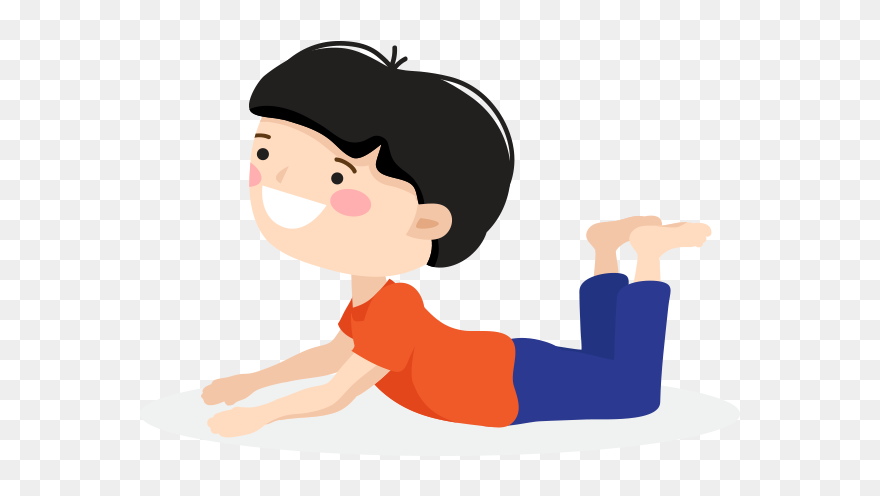 Kids Yoga Pose Fourteen Clipart