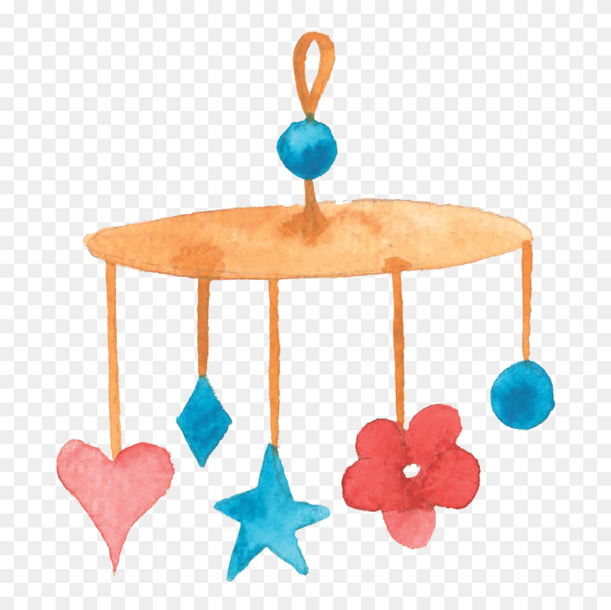 Transparent Mobile Home Clipart - Baby Mobile Transparent Background - Png Download