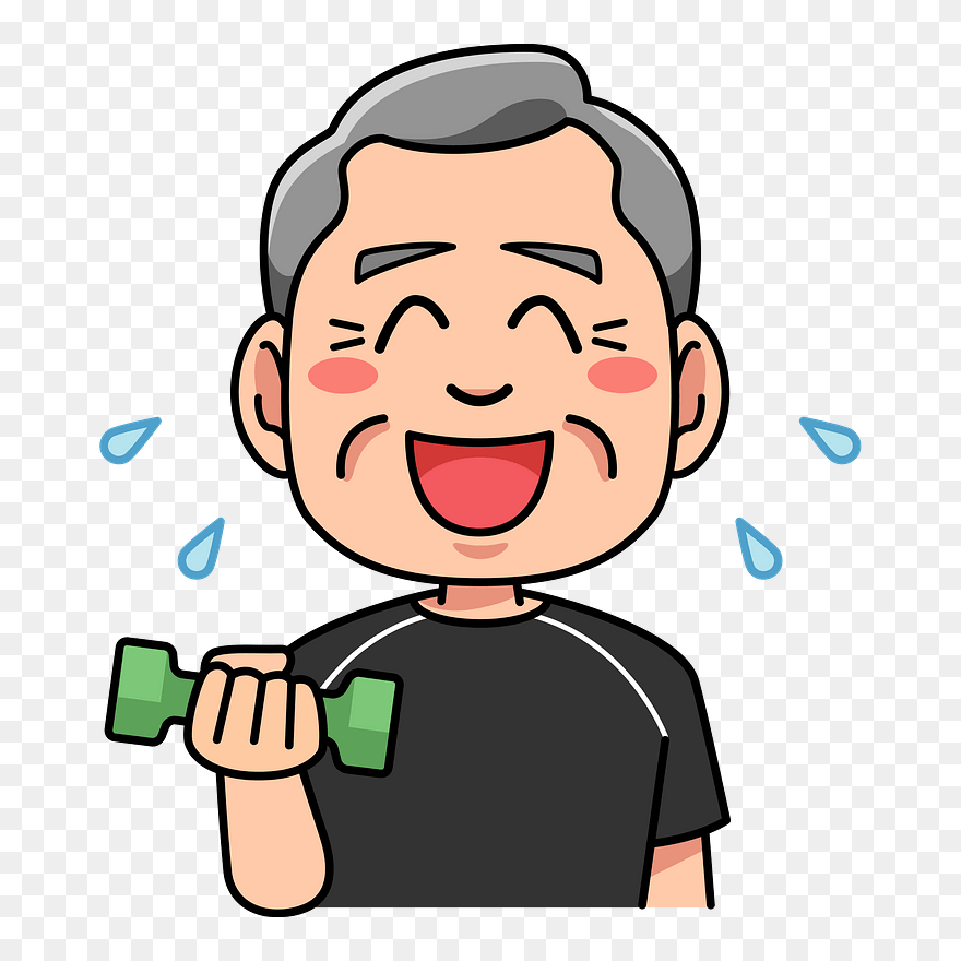 Grandfather Physical Training Clipart - Grandfather Png Transparent Png