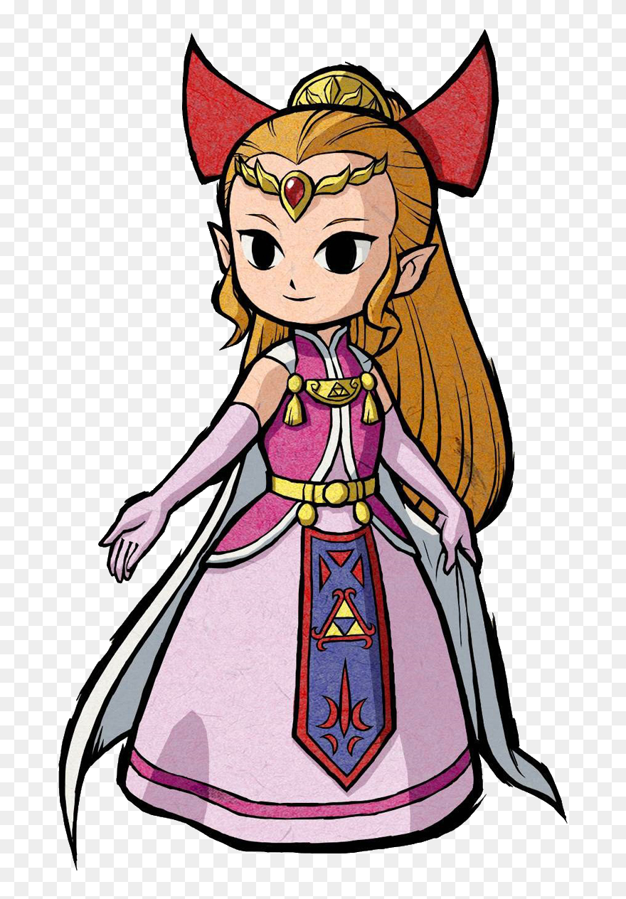 The Legend Of Zelda Clipart Training - Legend Of Zelda Four Swords Zelda - Png Download