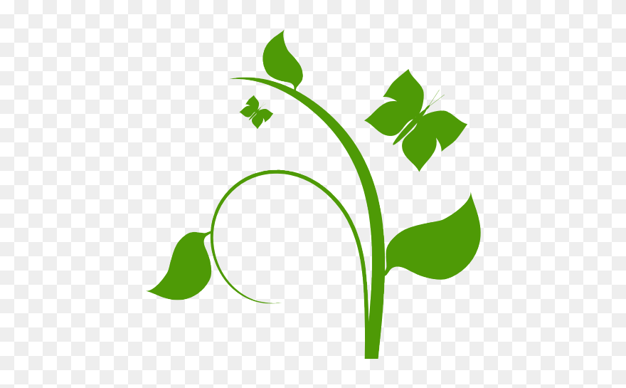 Flower Schwartz - Flower Vine Clip Art - Png Download