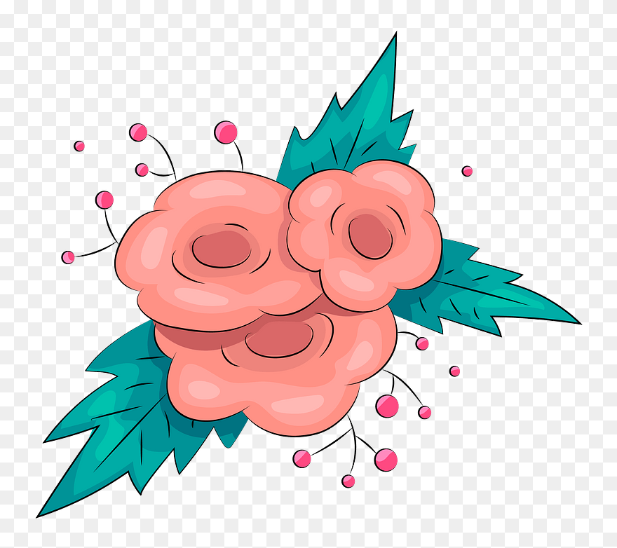 Blumen Clipart - Illustration - Png Download