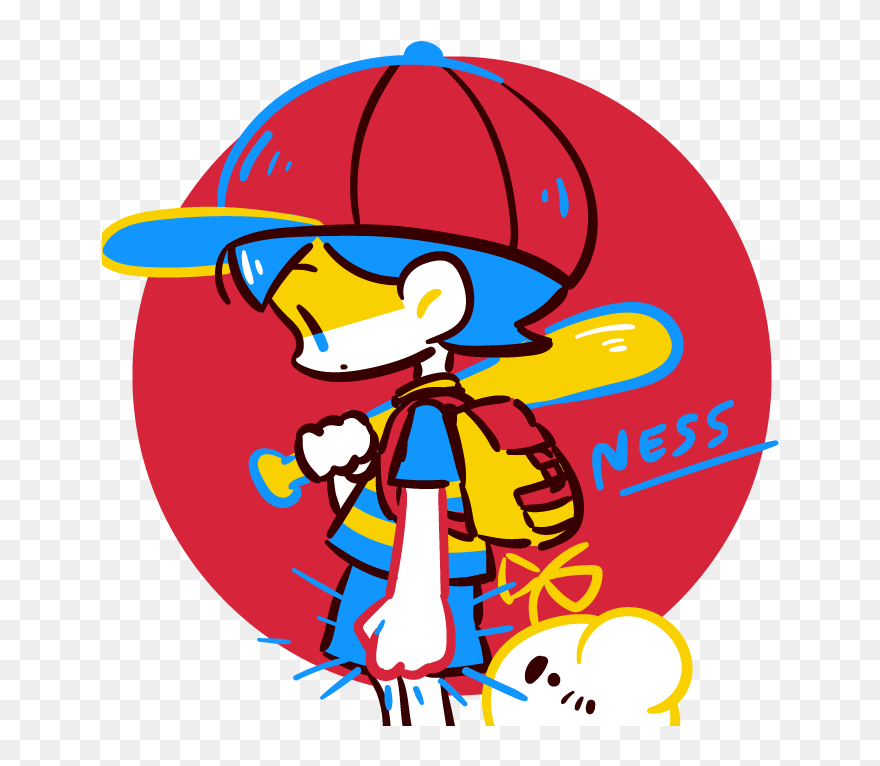 There Is No Crying In Baseball Clipart Jpg Library - Ness Earthbound Icons - Png Download