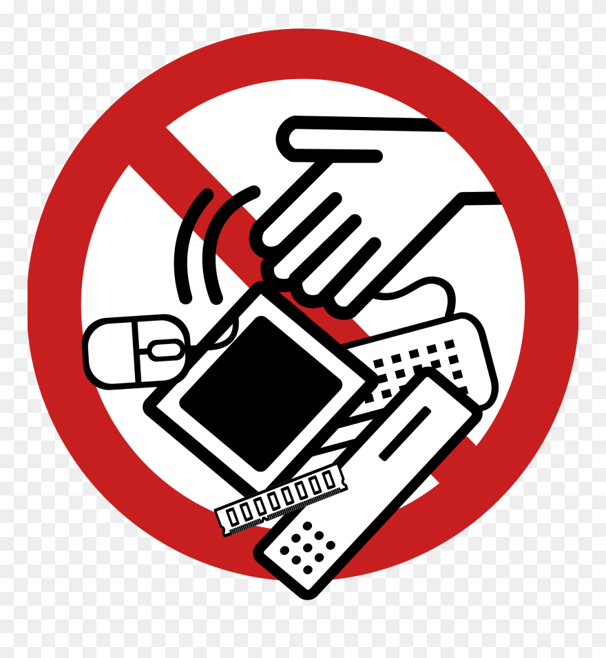 E Waste Clipart - No Technology Clipart - Png Download