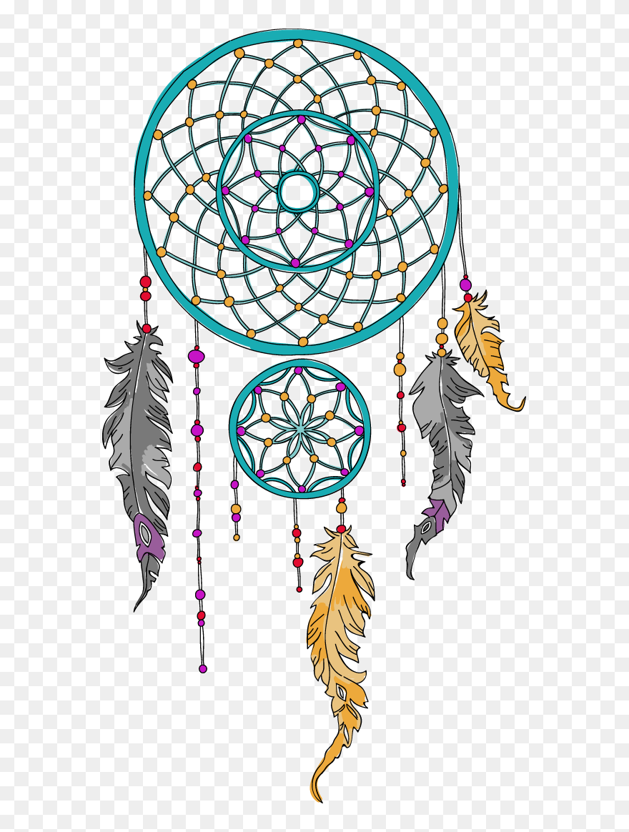 Dreamcatcher Clip Art - Dream Catcher Vector Png Transparent Png