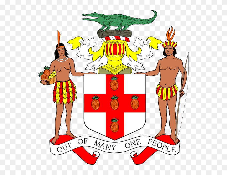 Jamaica Coat Of Arms Vector Clipart