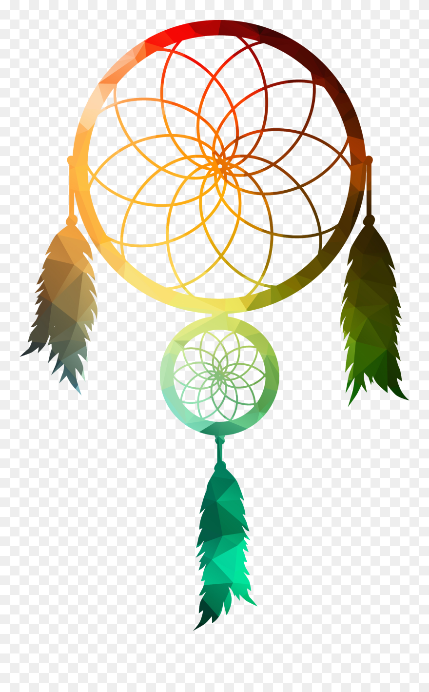 Dreamcatcher Image Indigenous Peoples Of The Americas - Colourful Dream Catcher Png Clipart