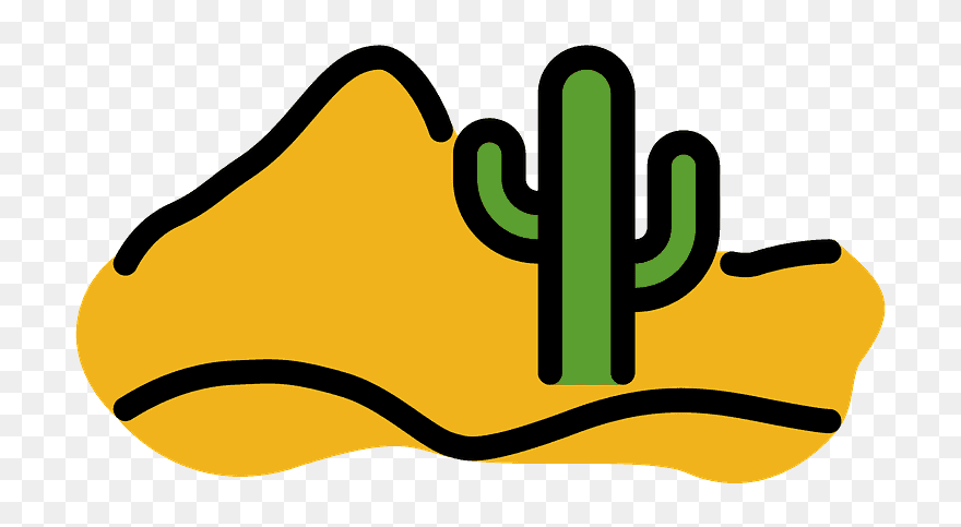 Desert Emoji Clipart - Png Download