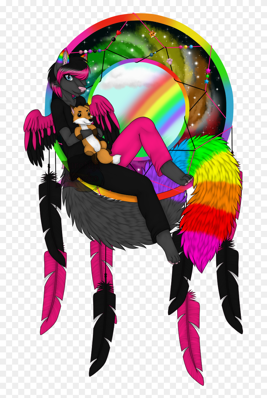 Koneko"s Dreamcatcher - Illustration Clipart