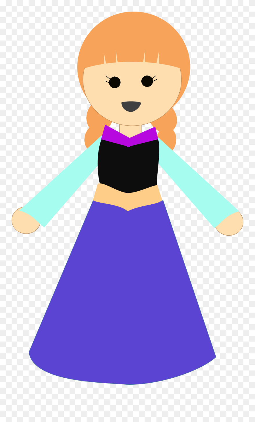 Girls Dress Cartoon Png Clipart