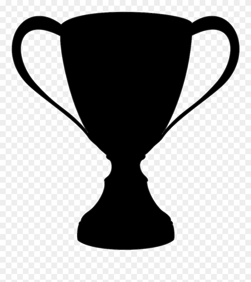 Award Cup Clip Art - Trophy Silhouette Png Transparent Png