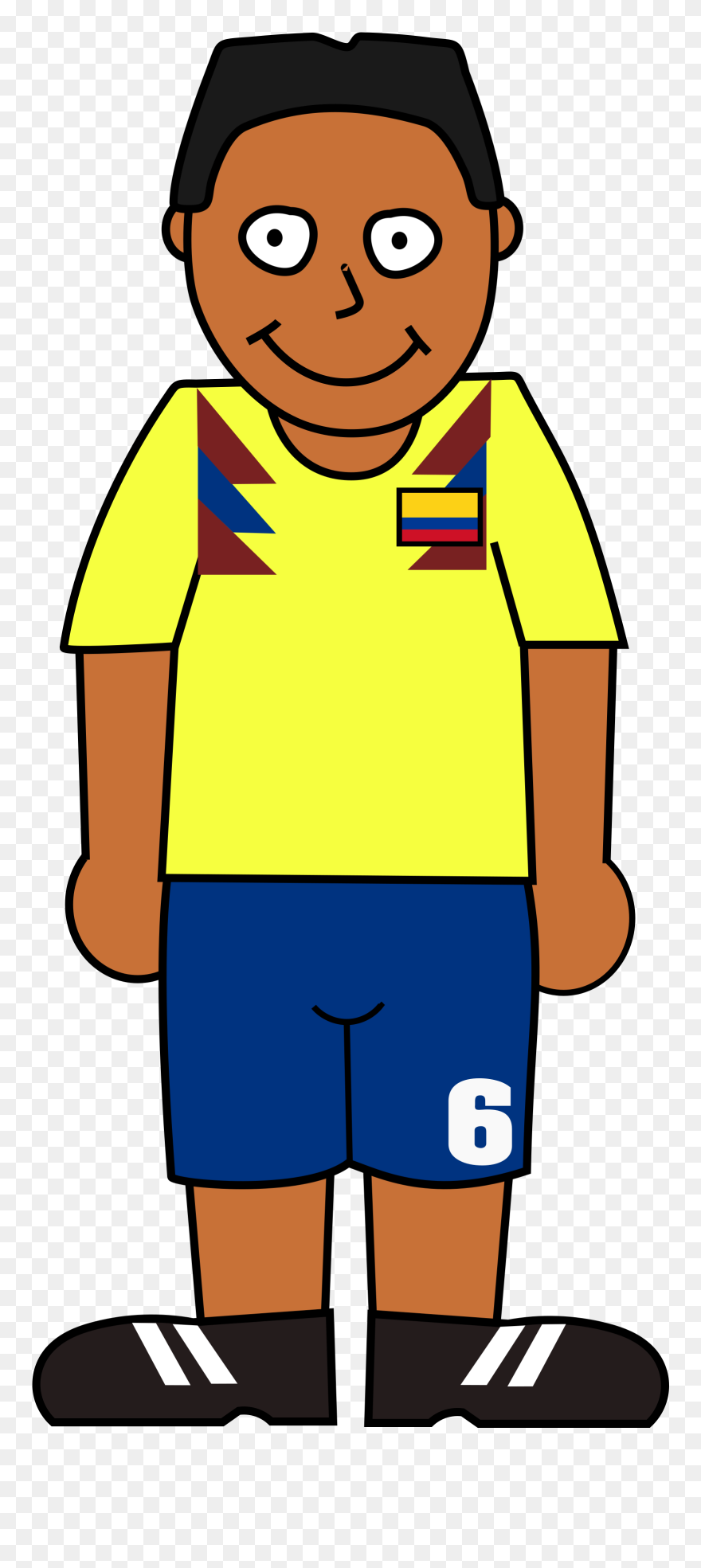 Jersey Rick Svg Clip Arts - Standing Soccer Player Clipart - Png Download