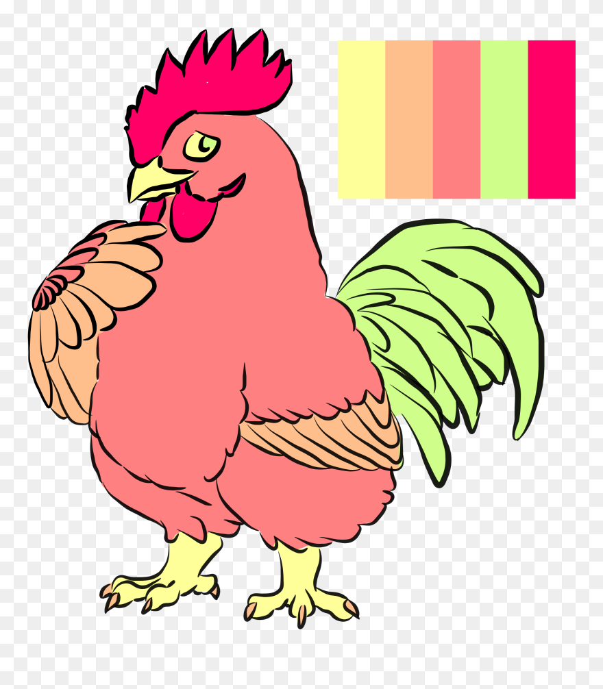 Rooster Clipart Cny - Rooster - Png Download