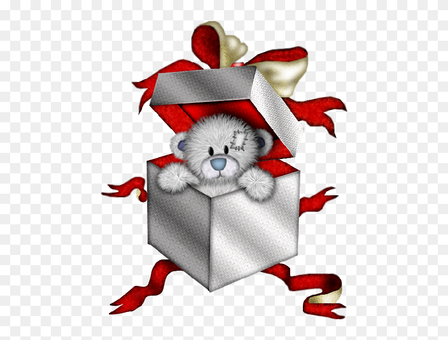 Tatty Teddy Xmas Clip - Merry Christmas Mouse Gif - Png Download