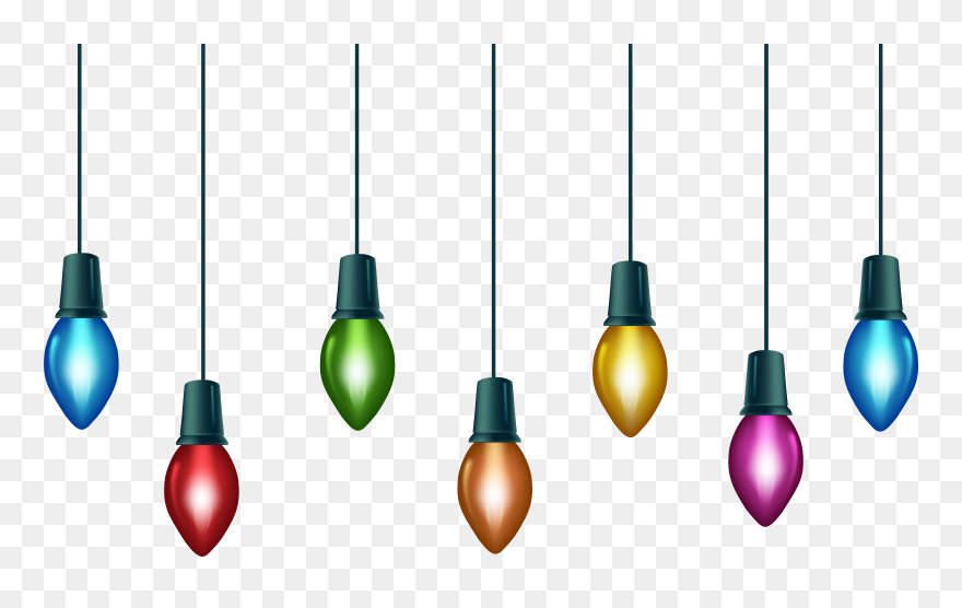 Christmas Lights Clip Art - Png Download