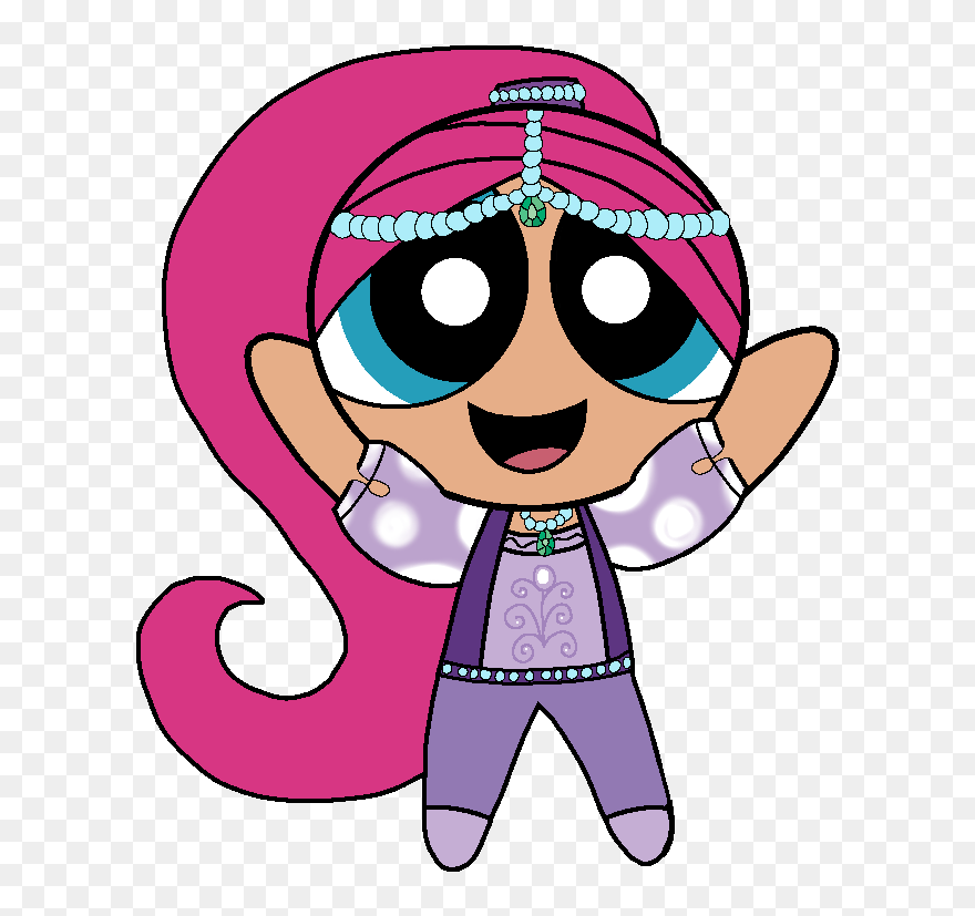 Shimmer In Powerpuff Girls Style By Marjulsansil - Loud House The Powerpuff Girls Clipart
