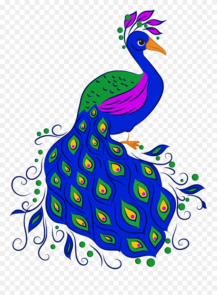Peafowl Clipart