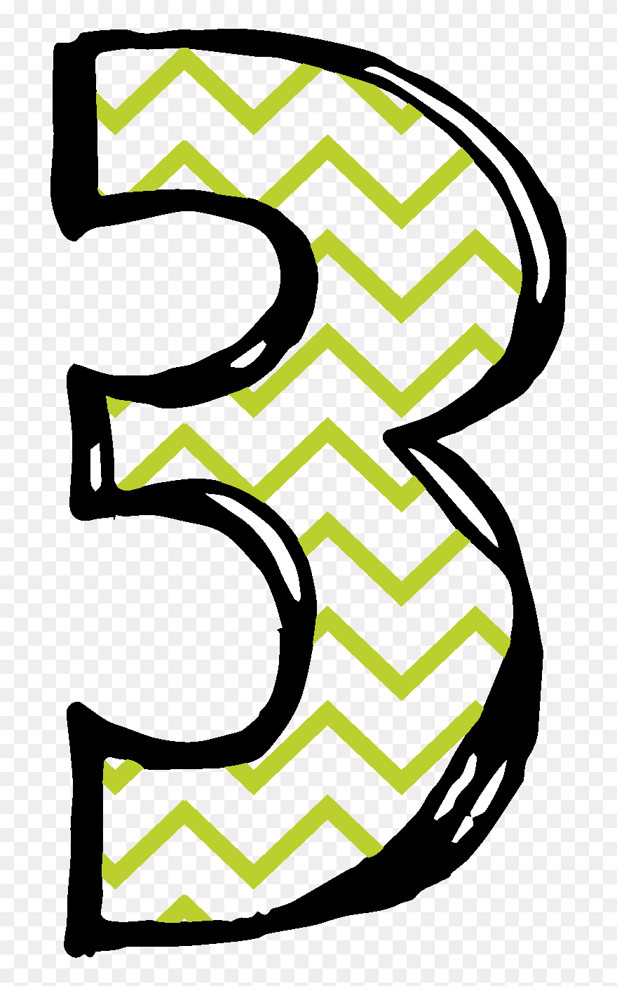 Transparent Clipart For August - Number 3 Clipart - Png Download