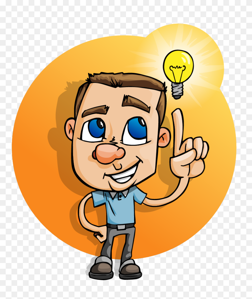 Clipart Thanksgiving Hand Clip Black And White Stock - Thinking Light Bulb Clip Art - Png Download