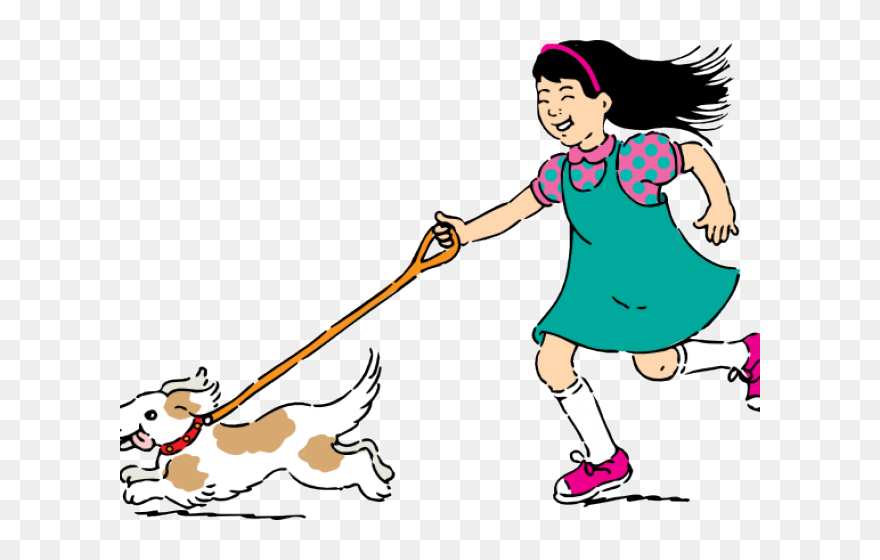Pets Clipart Dog Exercise - Take Dog For Walk - Png Download
