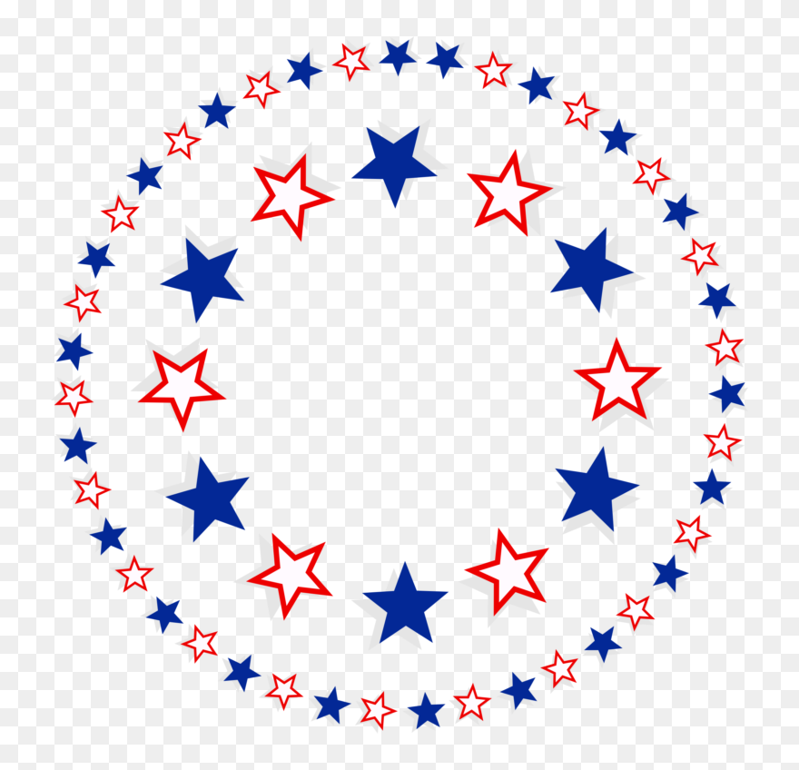 Small Stars In A Circle Clipart