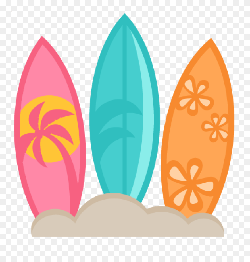 Cool Clipart Surfboard, Cool Surfboard Transparent - Surfboard Clipart - Png Download
