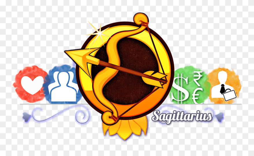 Sagittarius Clipart Cool - Logo Sagitarius - Png Download
