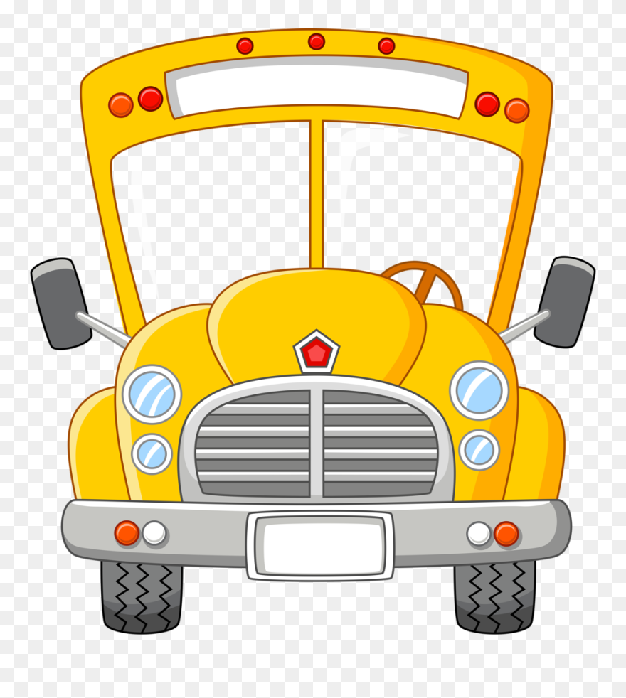 Png Clip Art - School Bus Clipart Front Transparent Png